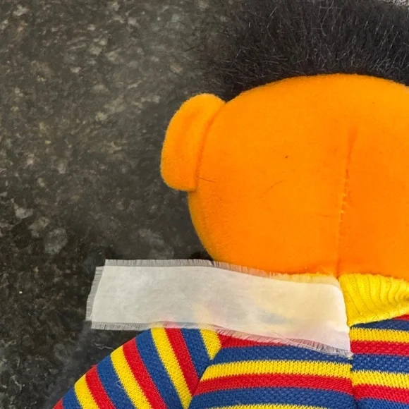 Vintage 1980s Playskool Ernie Plush Doll: Sesame Street Collectible - Picture 8 of 8